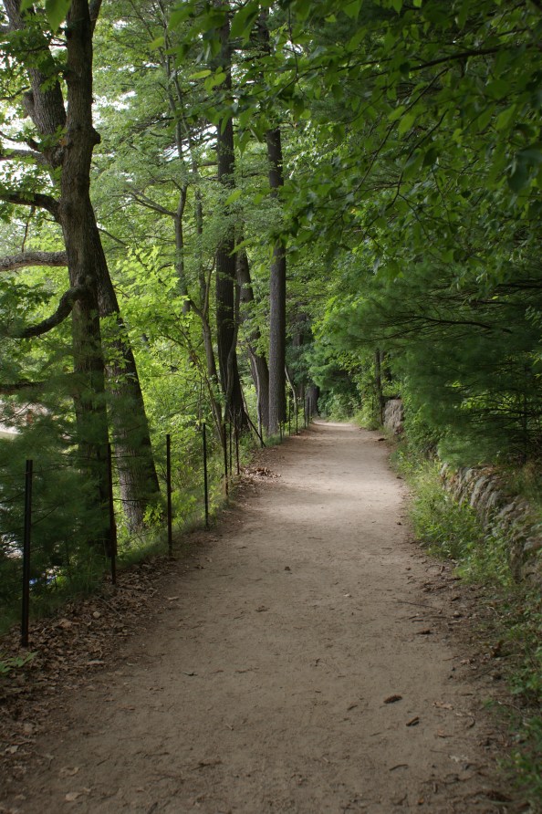 But if you want the real Walden you can walk the perimeter of the pond here ... 